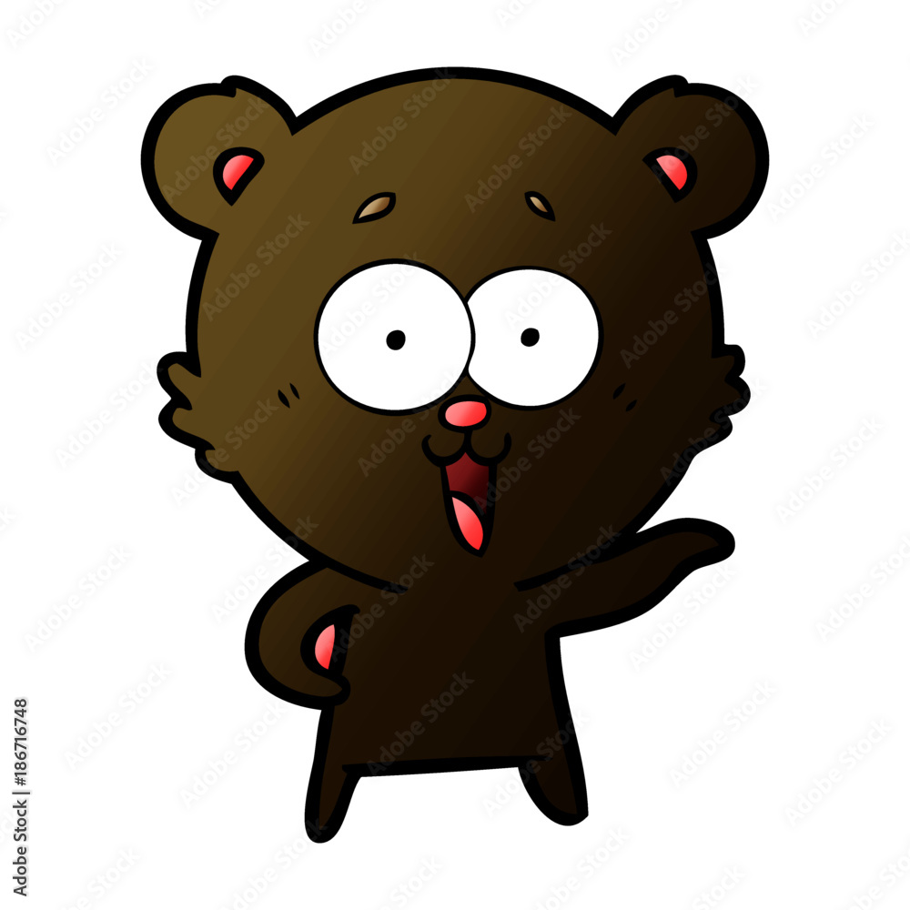 laughing teddy bear cartoon laughing teddy bear cartoon