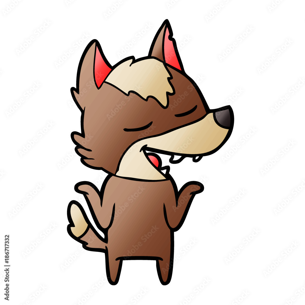 cartoon wolf laughing cartoon wolf laughing