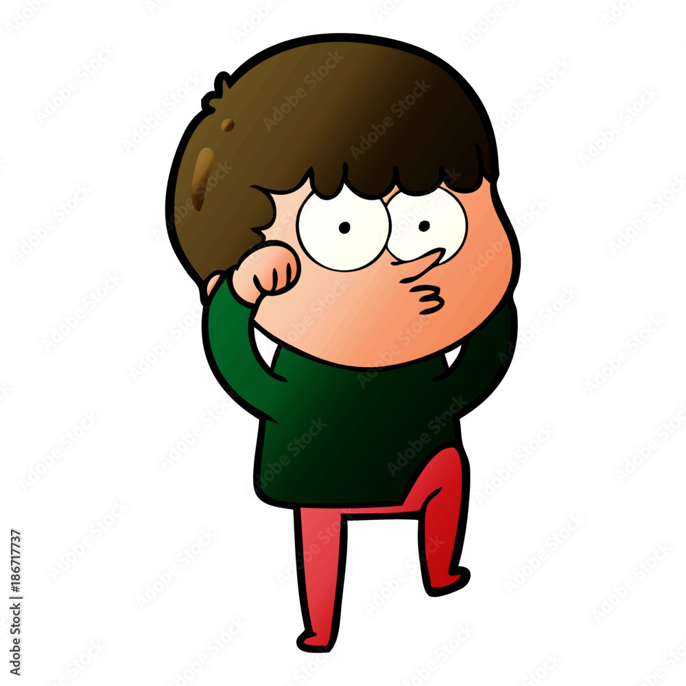 cartoon curious boy rubbing eyes in disbelief cartoon curious boy rubbing eyes in disbelief