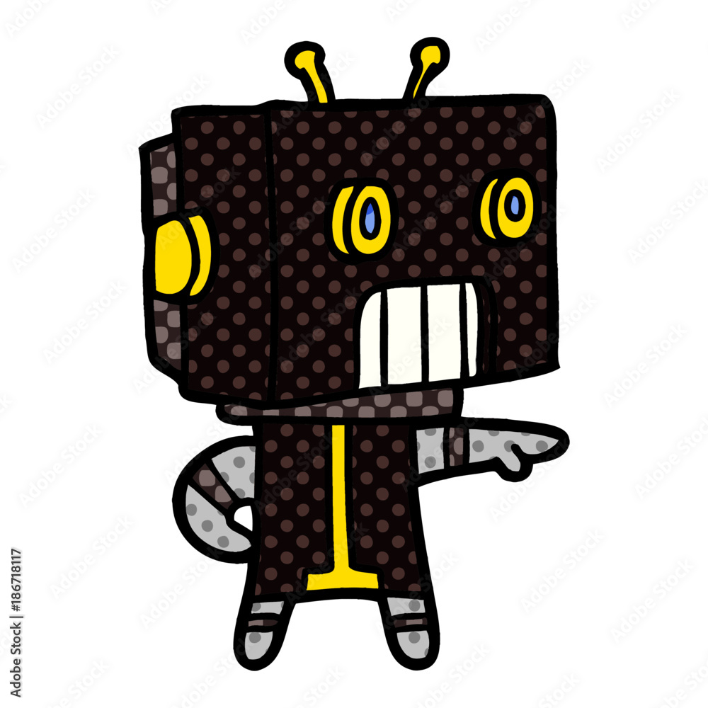 cartoon robot cartoon robot