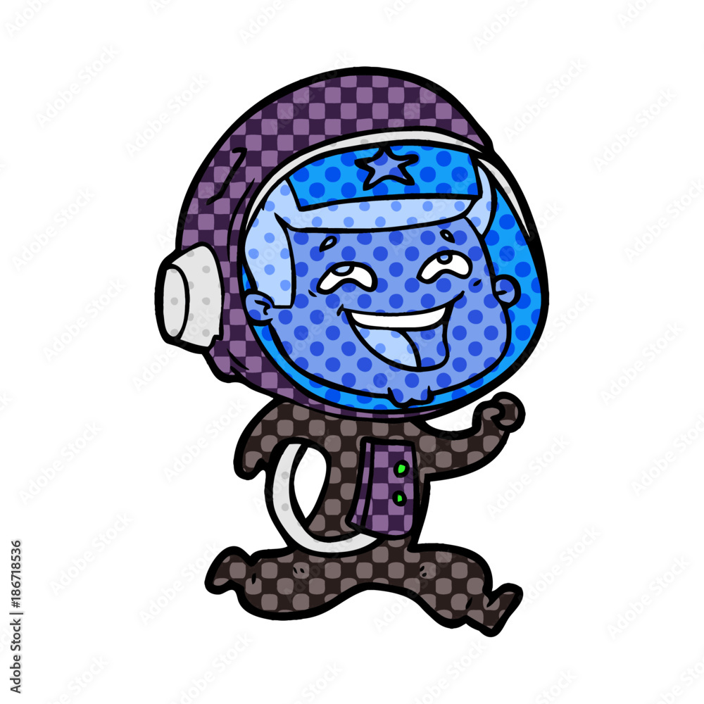 cartoon laughing astronaut cartoon laughing astronaut