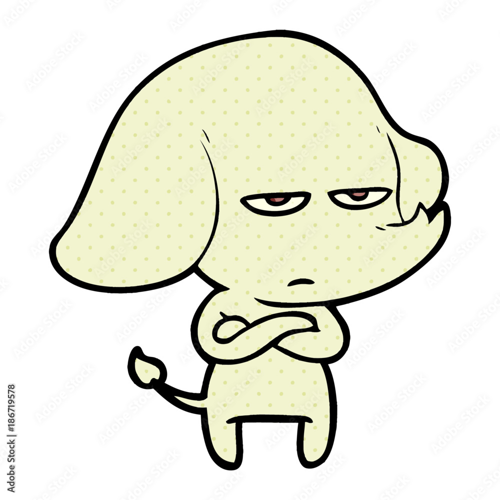 annoyed cartoon elephant annoyed cartoon elephant