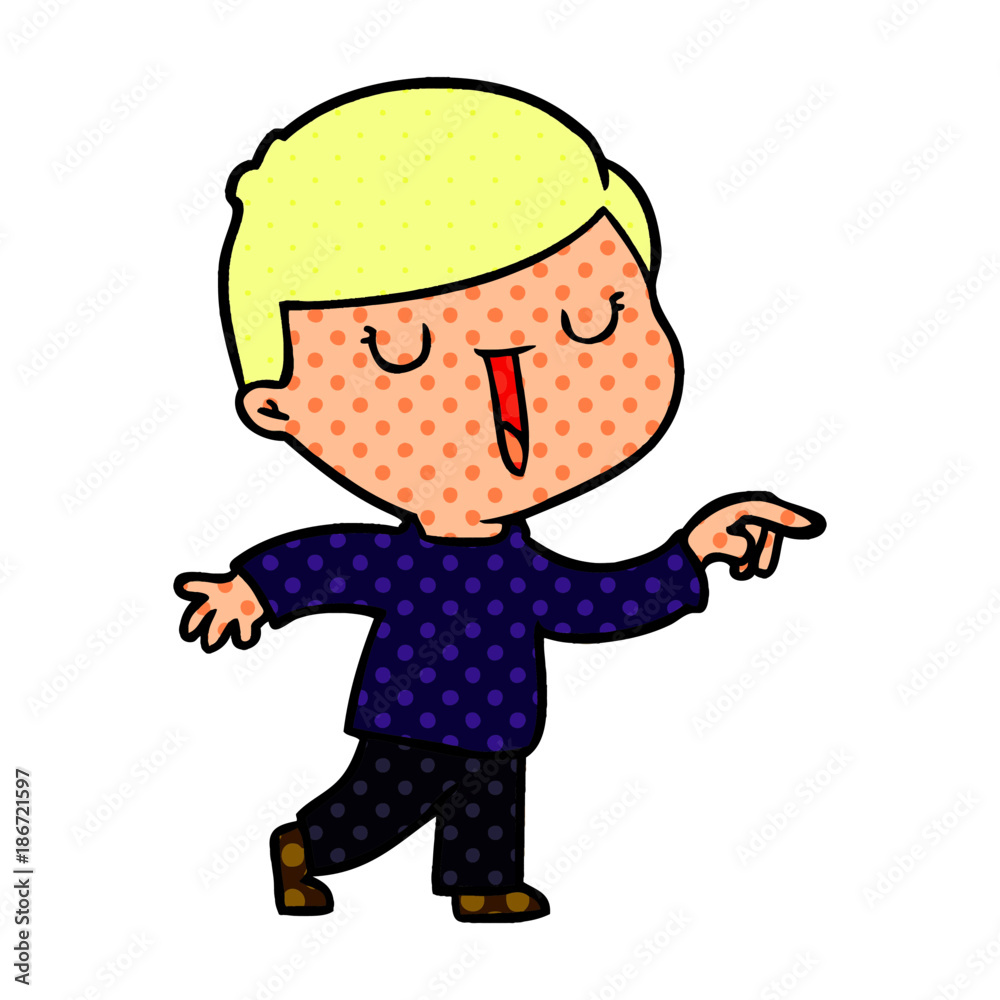 cartoon happy boy cartoon happy boy