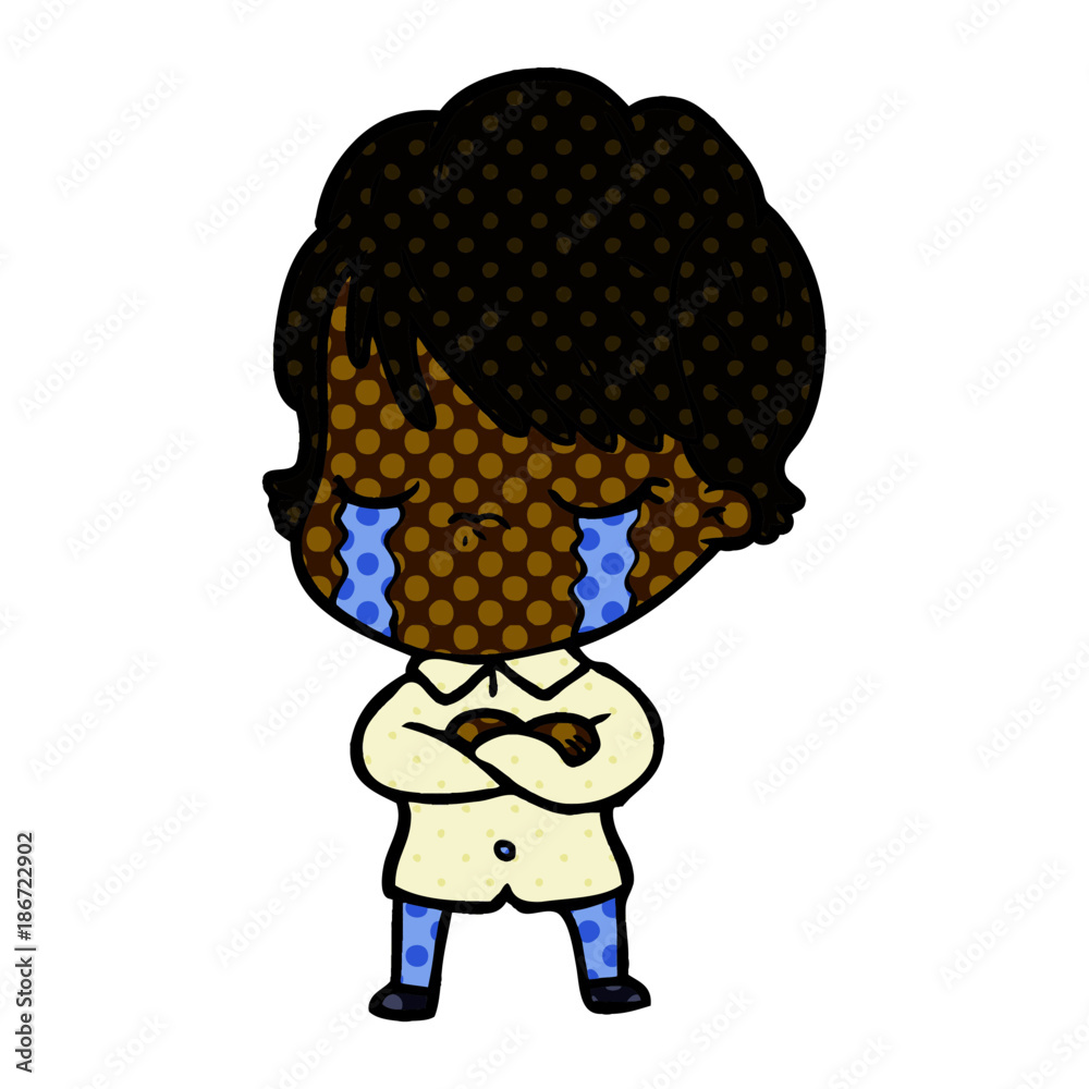 cartoon woman crying cartoon woman crying