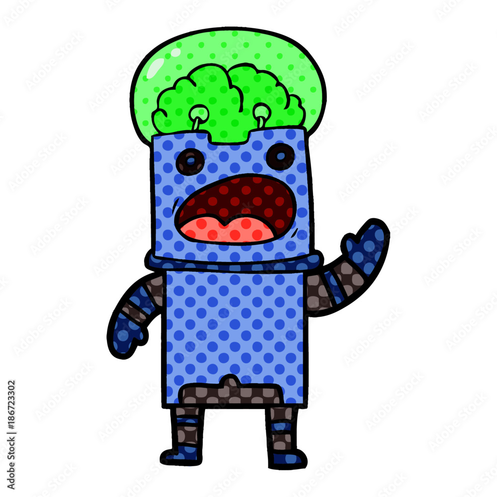 cartoon robot cartoon robot