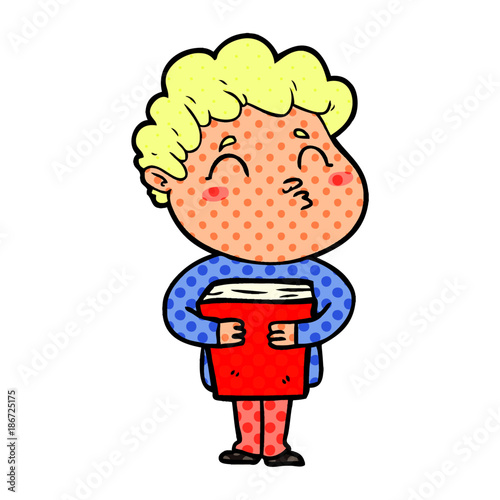 cartoon man pouting