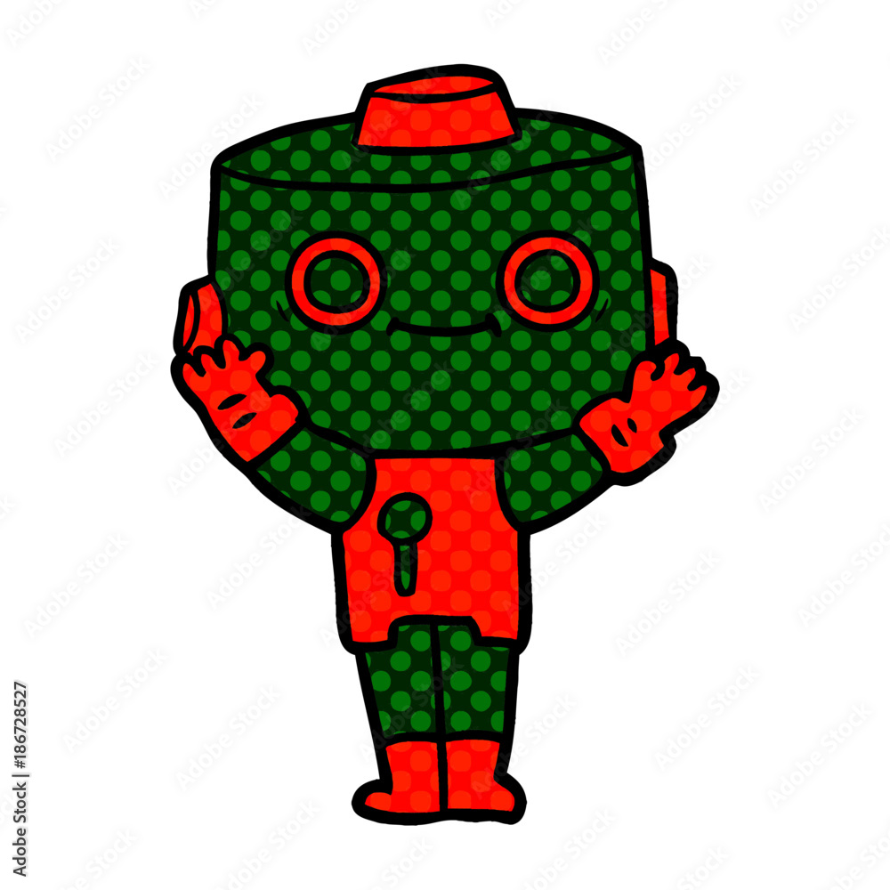 cartoon robot cartoon robot