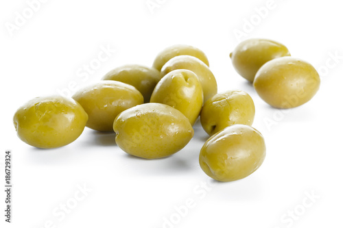olive isolated on white