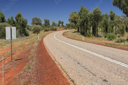 Different road conditions in outback australia