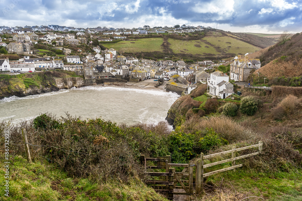 Port Issac in Cornwall in south west England