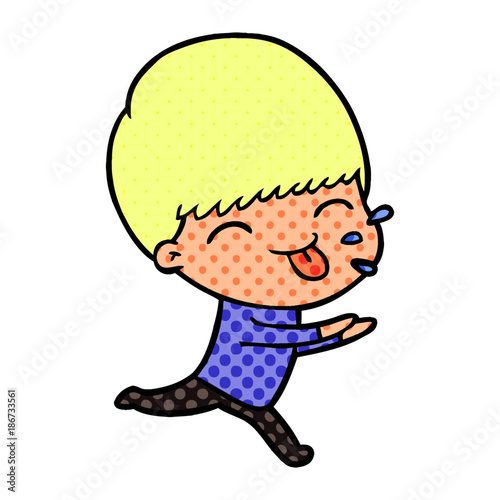 cartoon rude man