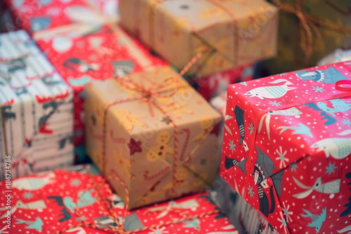 Christmas gift boxes © Yakov