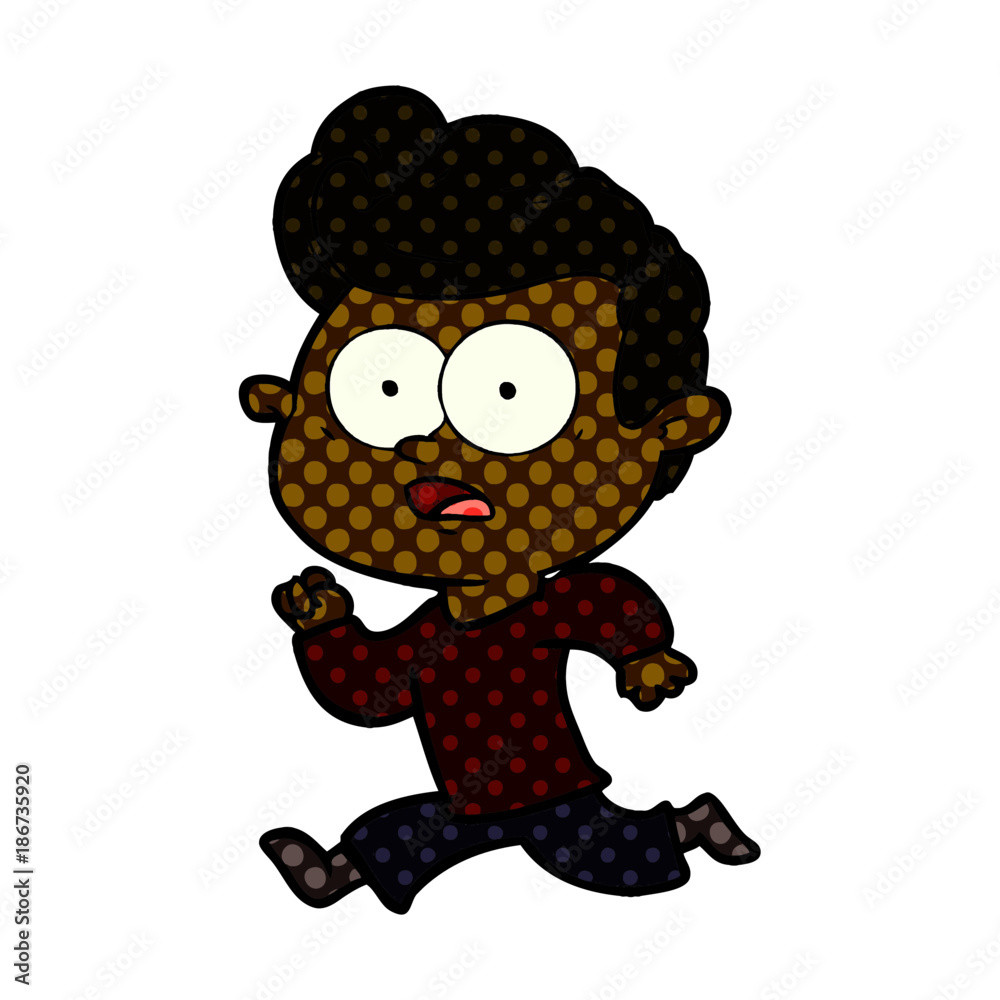 shocked cartoon man shocked cartoon man