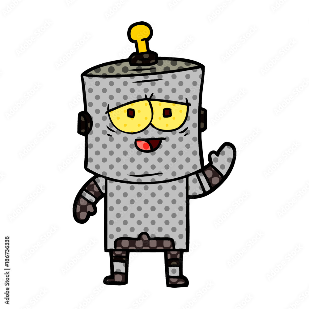 cartoon robot cartoon robot