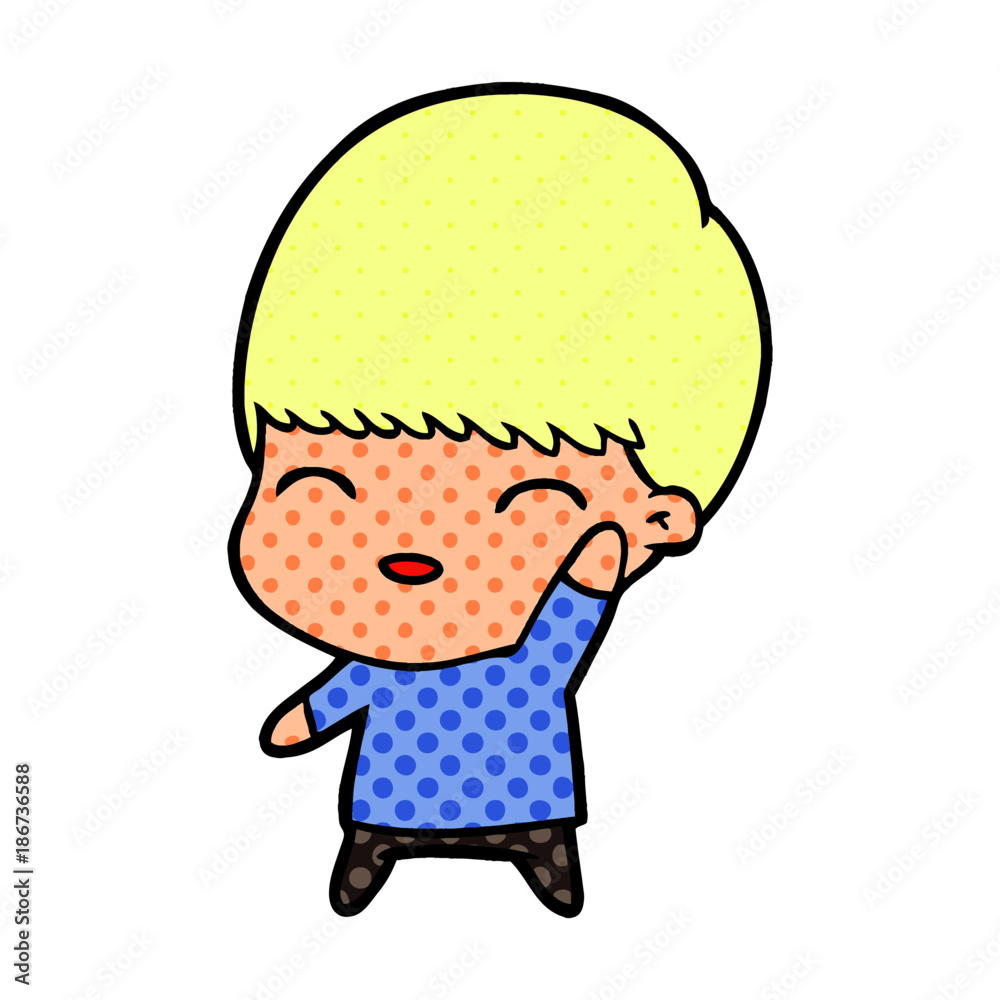 happy cartoon boy happy cartoon boy