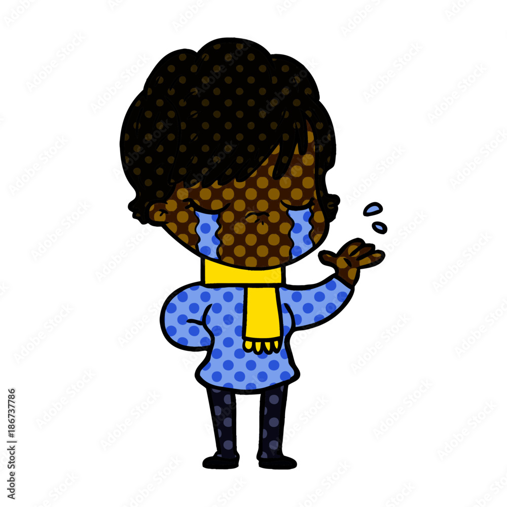 cartoon woman crying cartoon woman crying