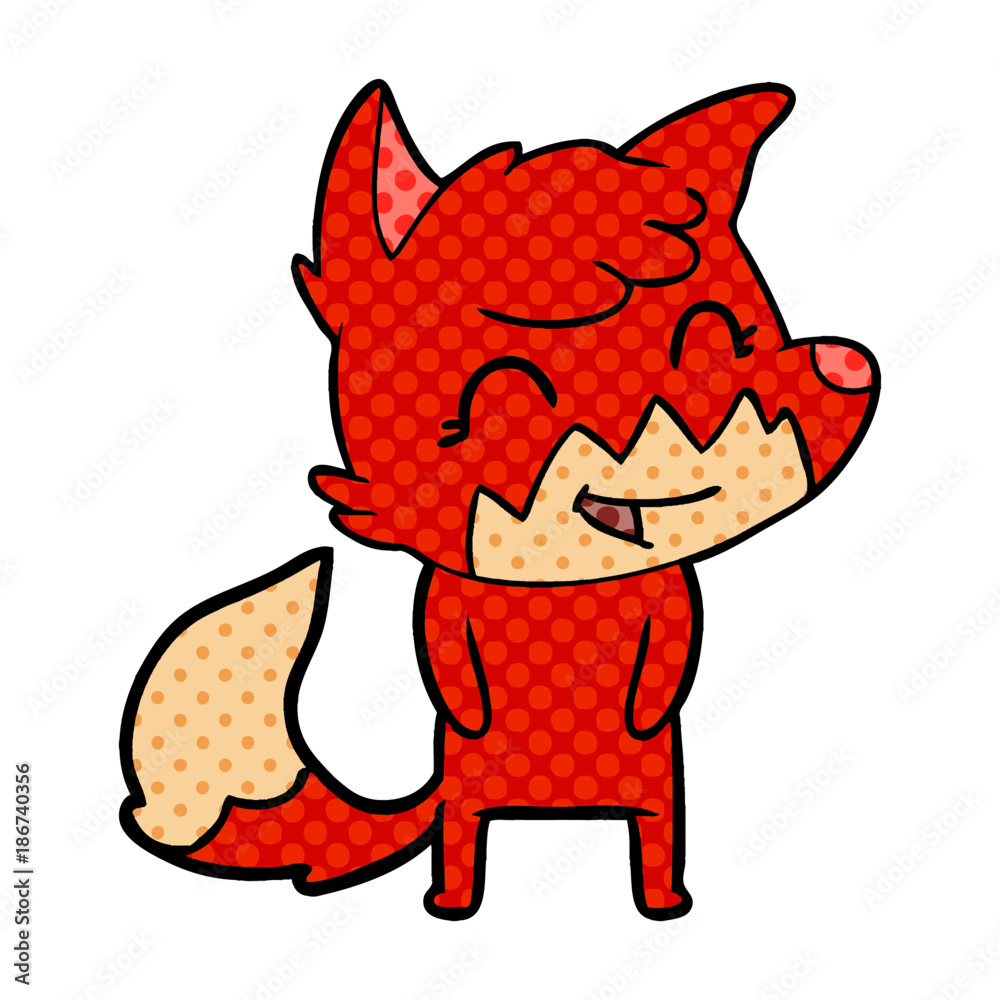 happy cartoon fox happy cartoon fox