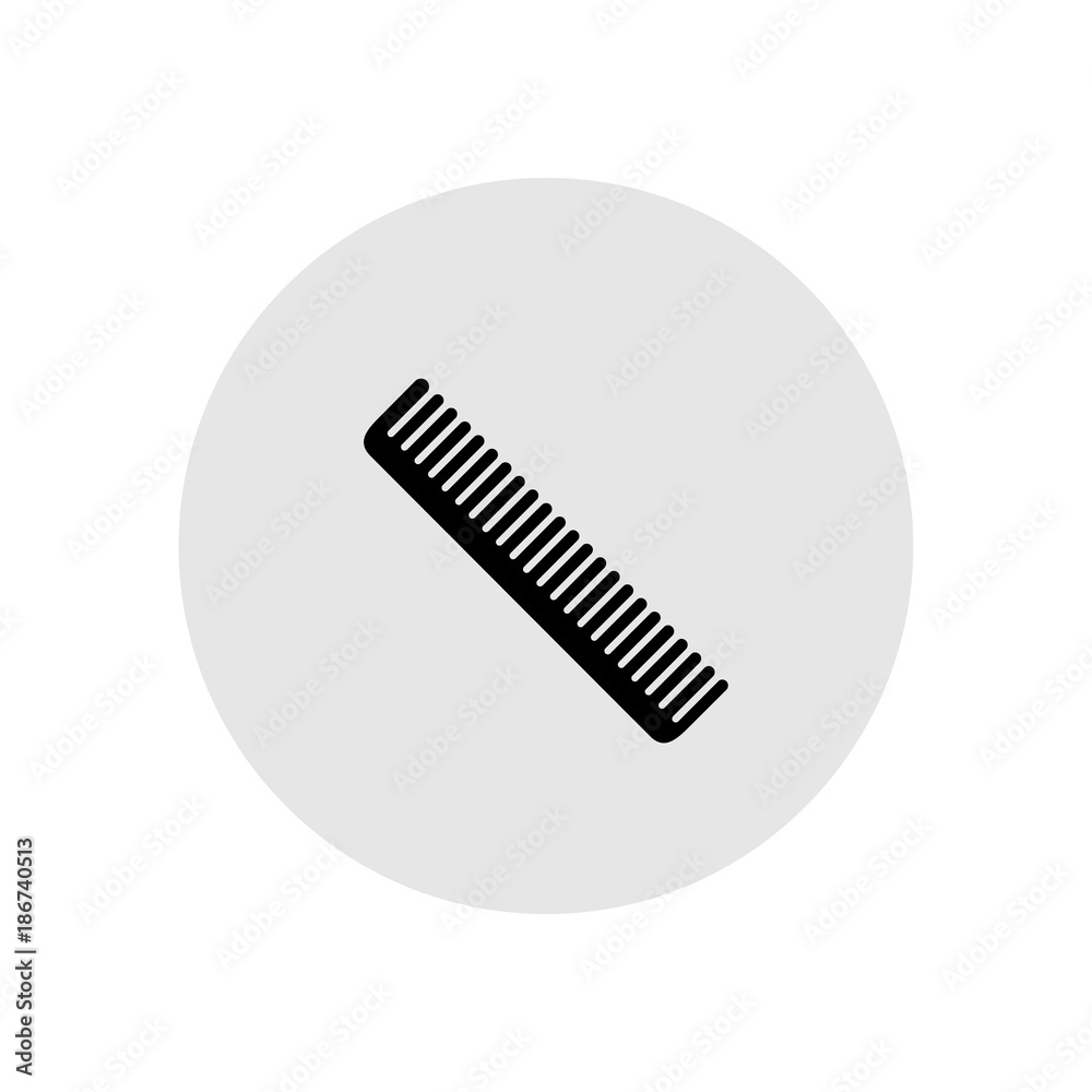 Hairbrush icon. Vector Illustration Hairbrush icon. Vector Illustration