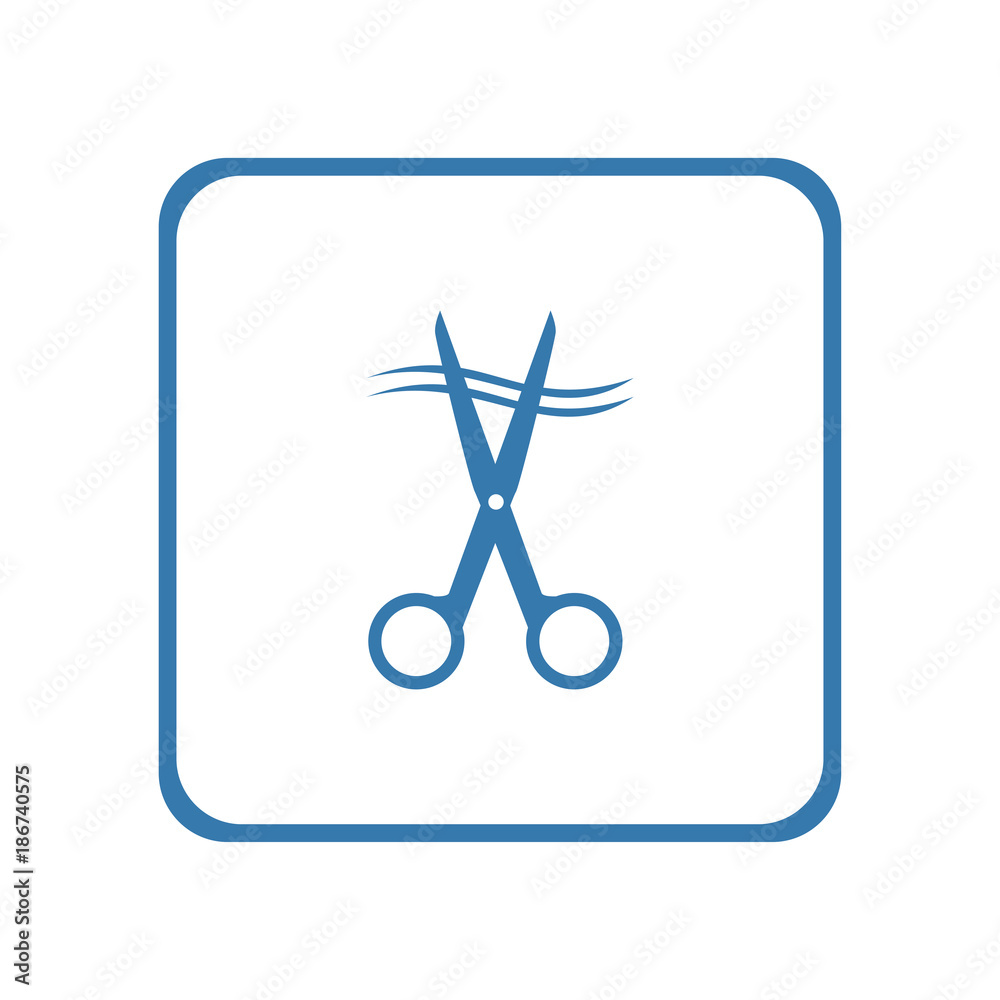 Scissors icon. Vector Illustration