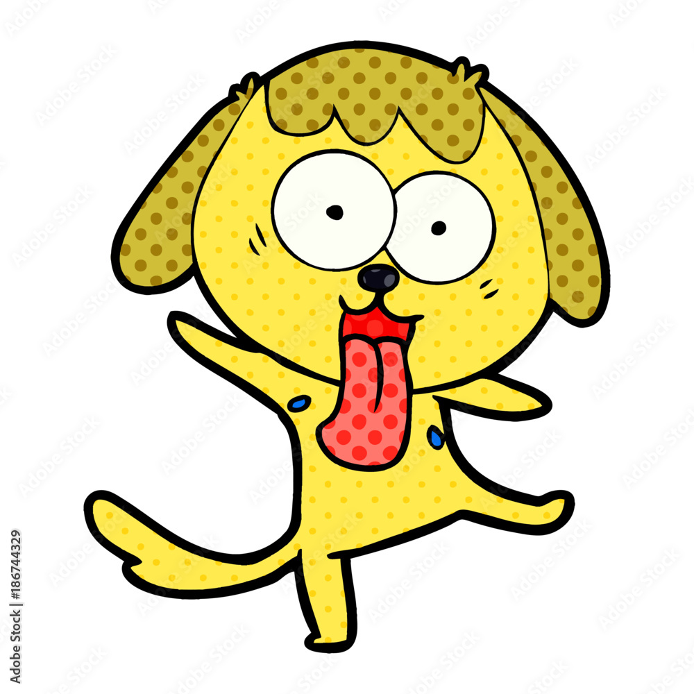 cute cartoon dog