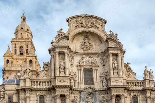 Cathedral, Murcia, Spain. December 17, 2017