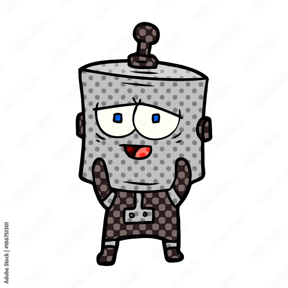 cartoon robot cartoon robot