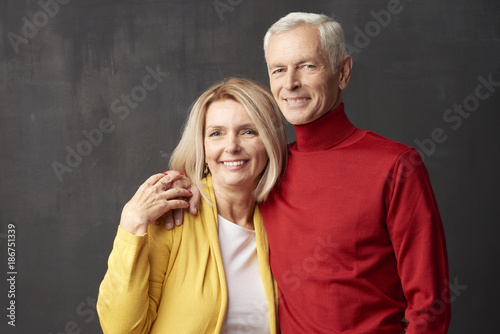 Happy senior couple portrait