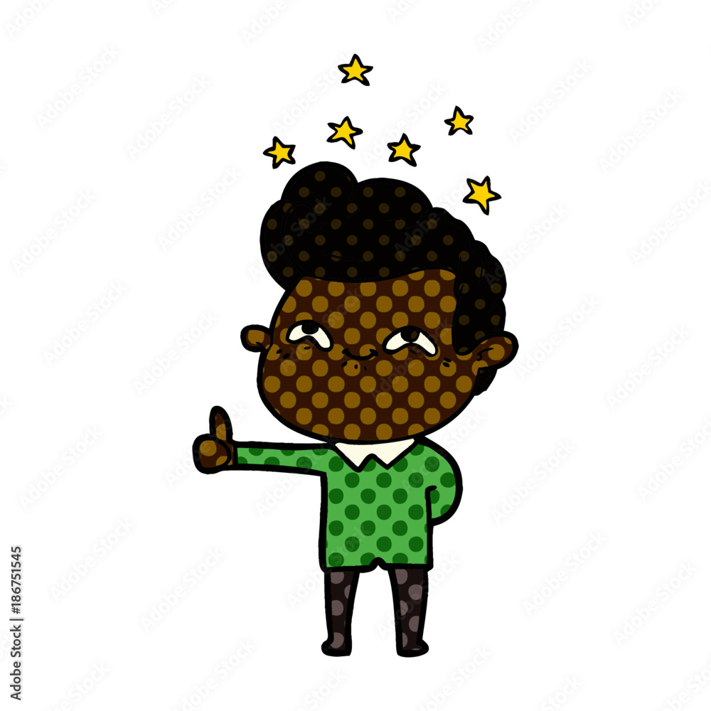 cartoon excited man cartoon excited man