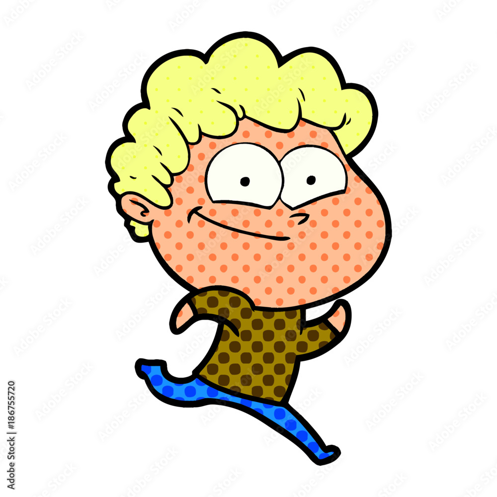 cartoon happy man cartoon happy man