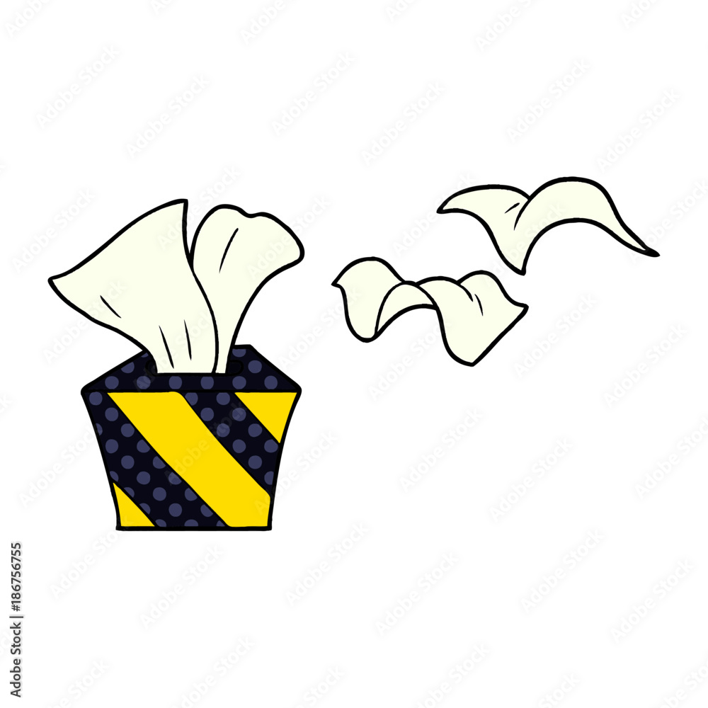 cartoon box of tissues Stock Vector Adobe Stock