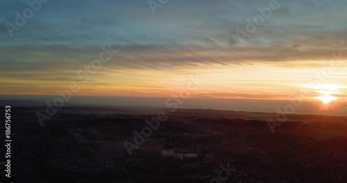 Sunset over Tijuana, Mexico