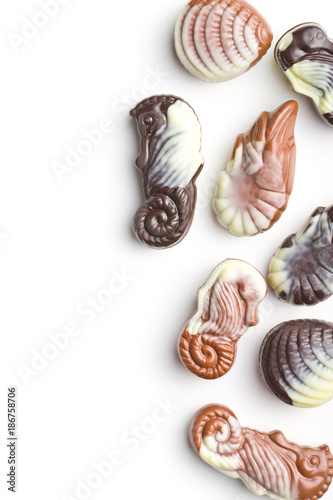 Sweet chocolate seashells. © Jiri Hera