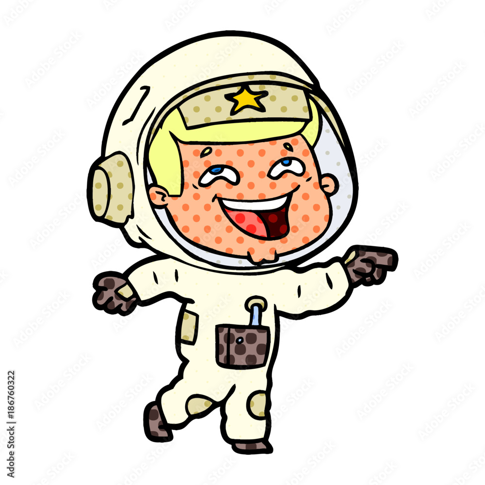 cartoon laughing astronaut cartoon laughing astronaut