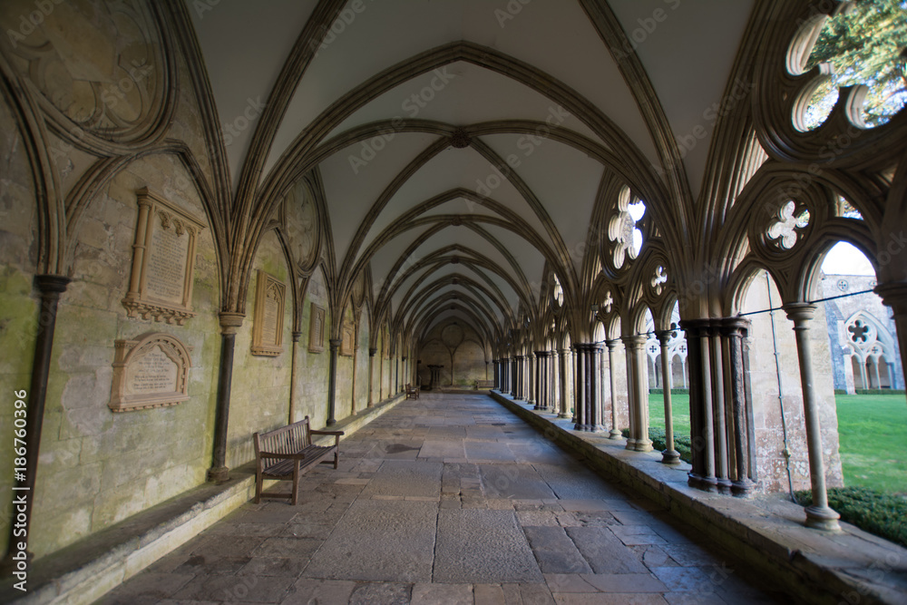 Fototapeta premium Church corridor