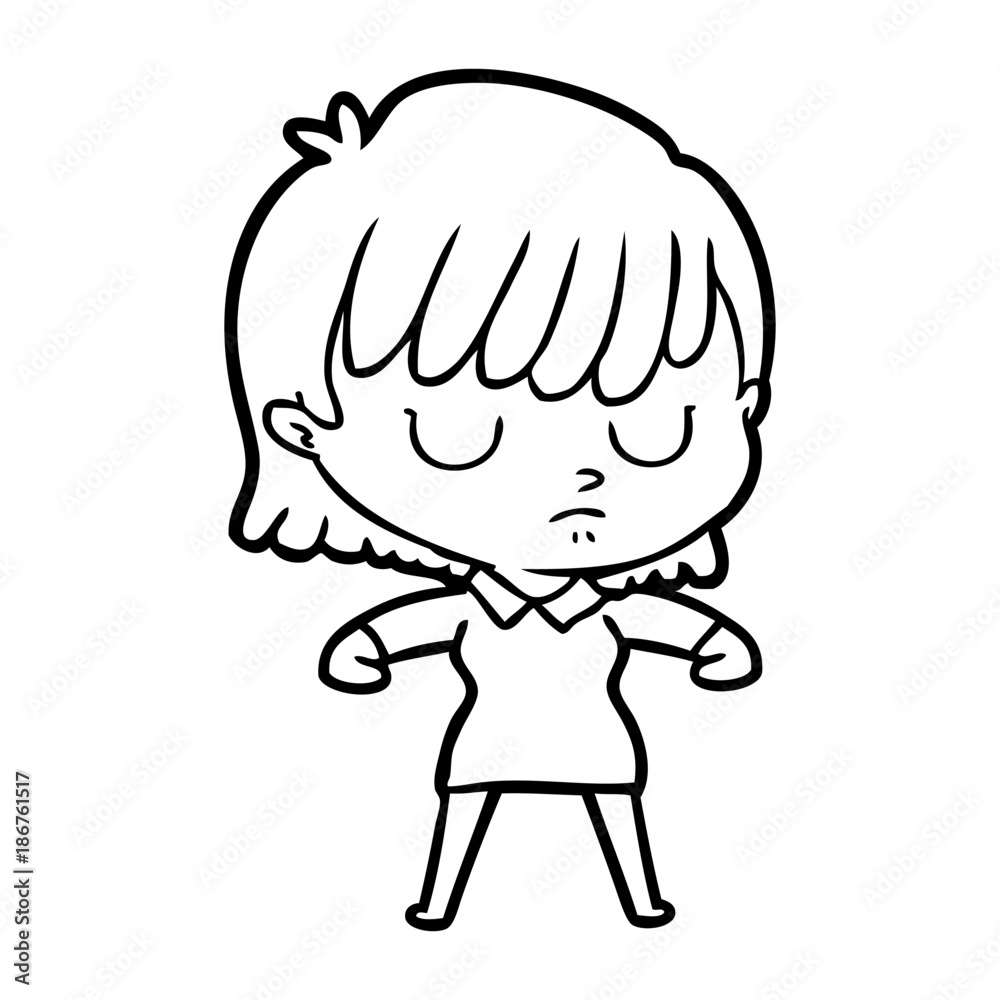 cartoon woman cartoon woman