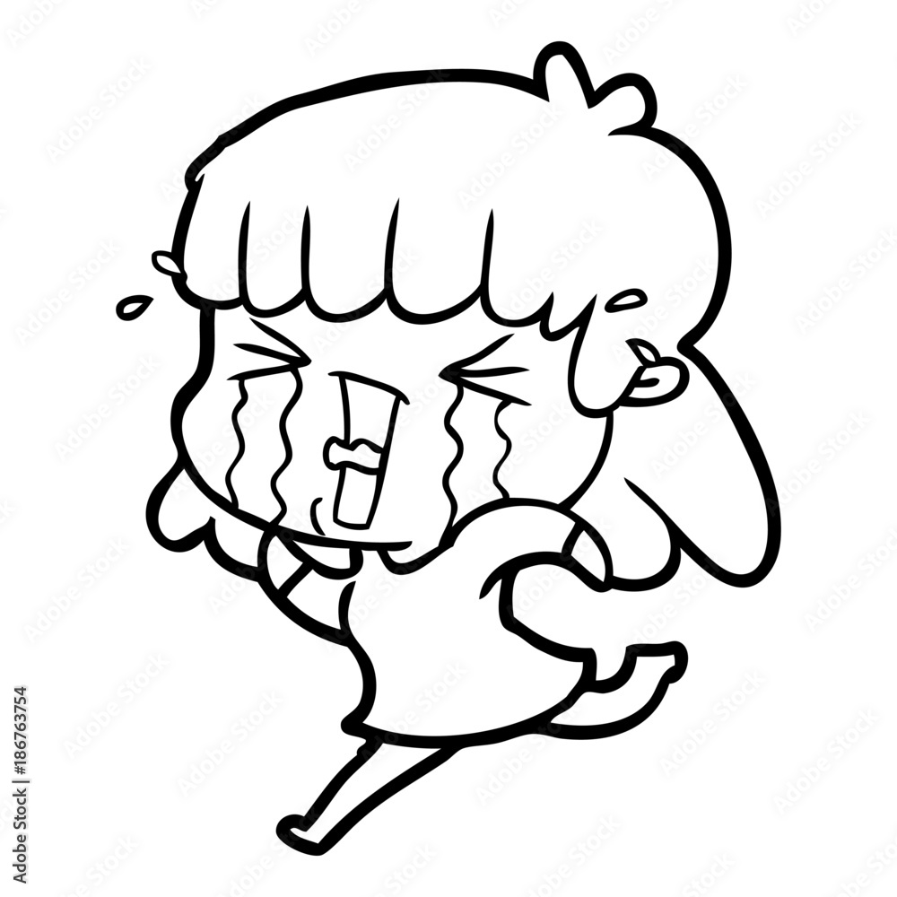 cartoon woman in tears cartoon woman in tears