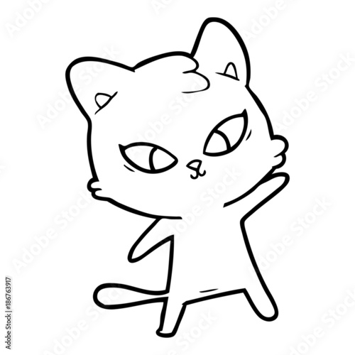 cute cartoon cat