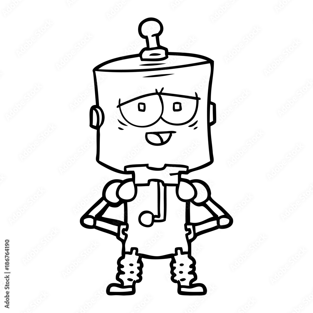 cartoon robot cartoon robot