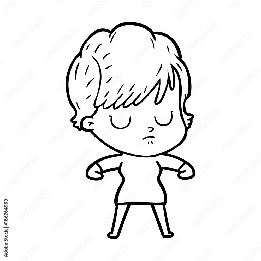 cartoon woman cartoon woman