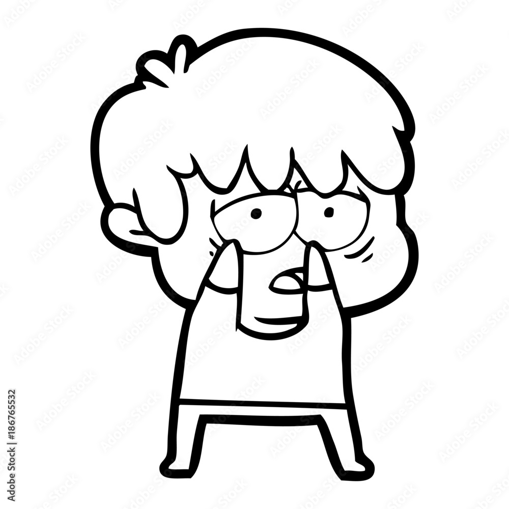 cartoon exhausted boy cartoon exhausted boy