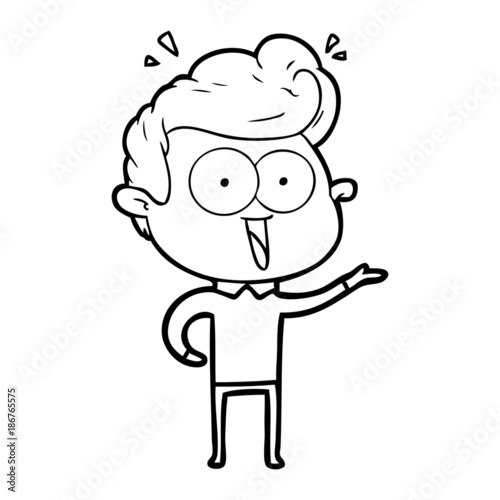 cartoon man