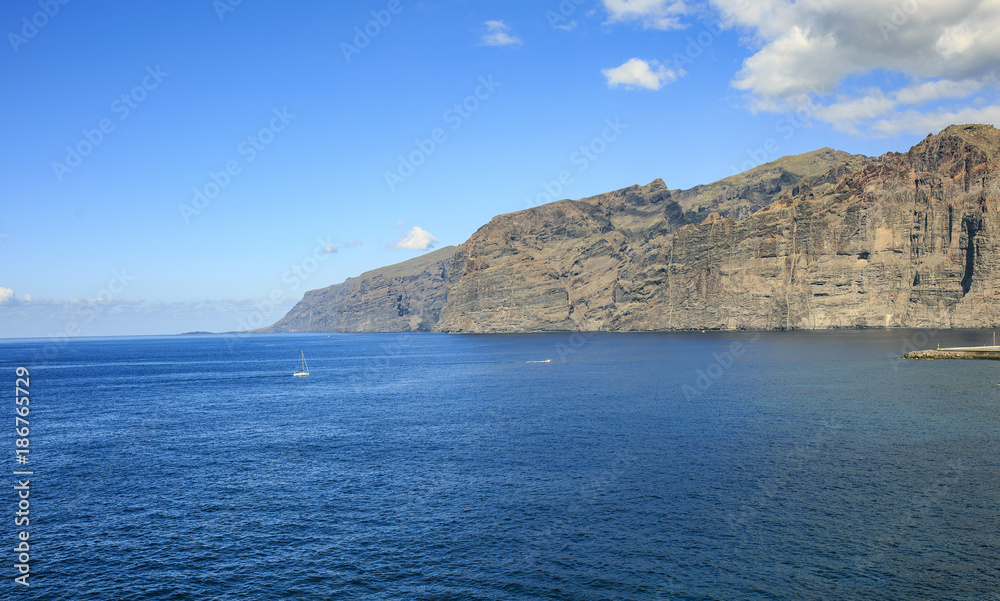 Sea coast of Tenerife.Canary islands