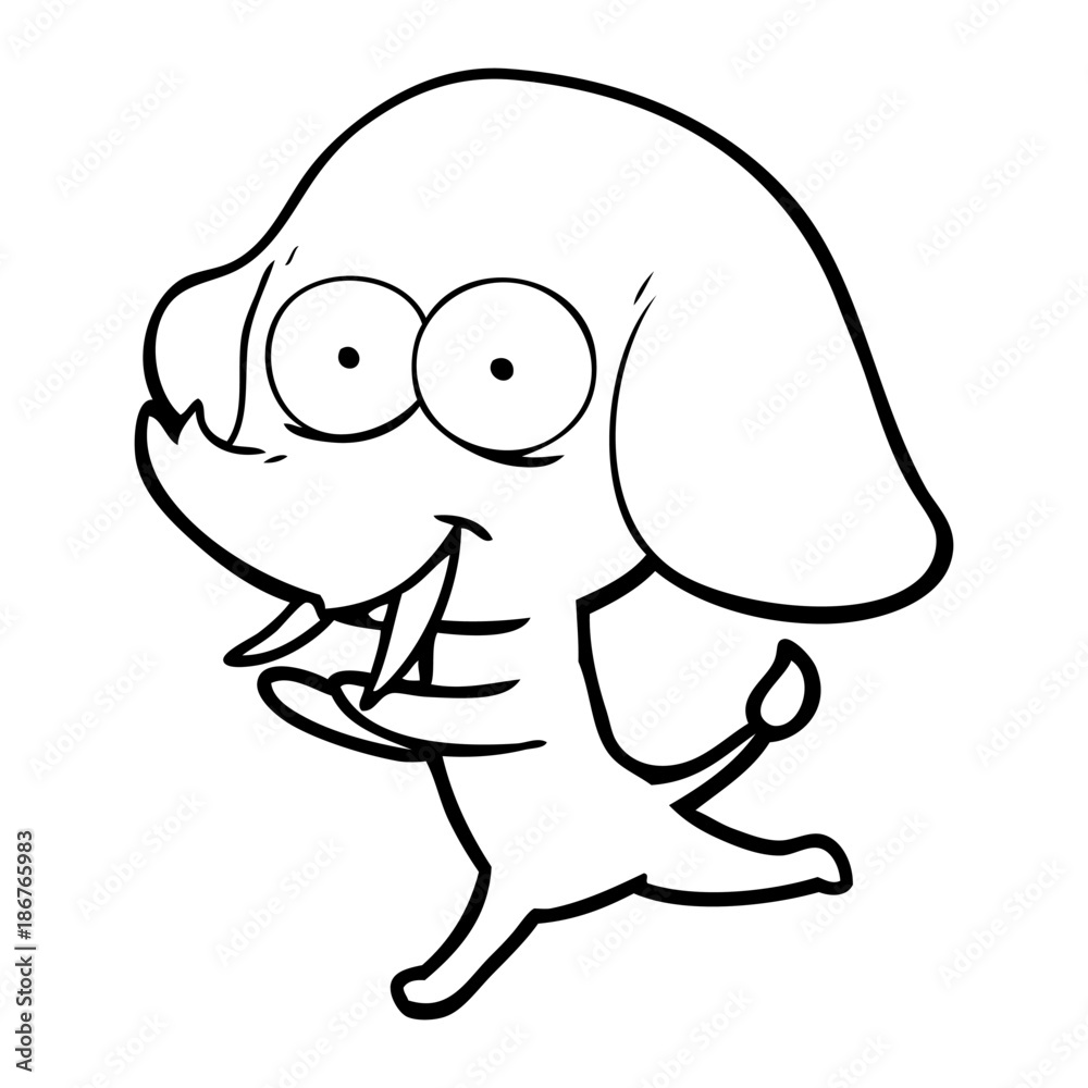 happy cartoon elephant happy cartoon elephant