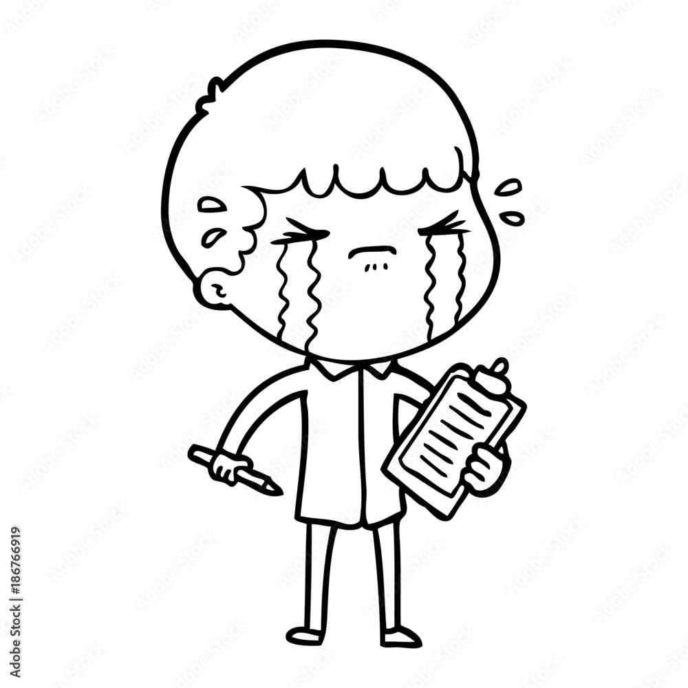 cartoon man crying cartoon man crying