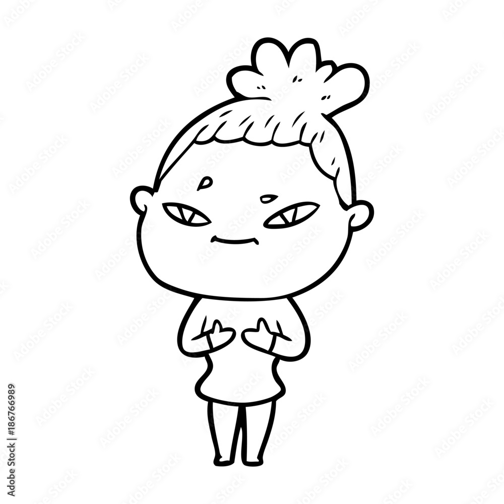 cartoon woman cartoon woman