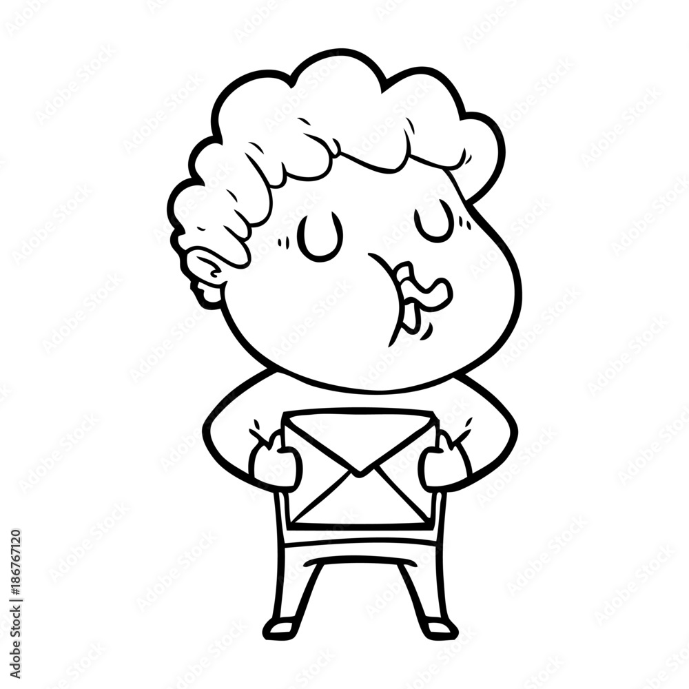 cartoon man singing cartoon man singing