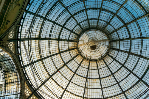 glas cupola of Galleria Vittorio Emanuele II  Milano