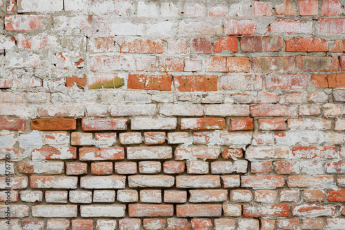 Brick texture with scratches and cracks