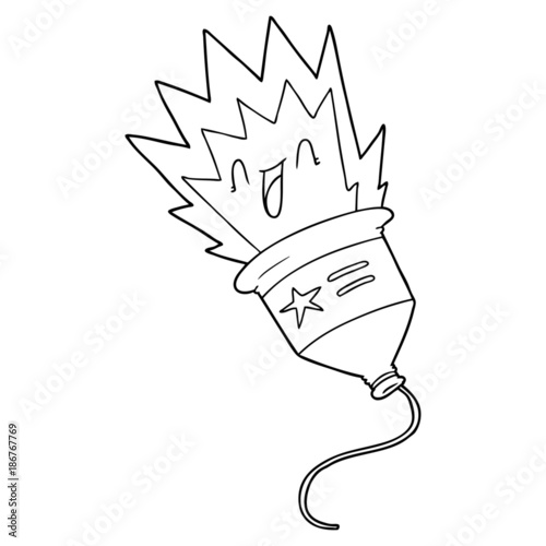 party popper cartoon
