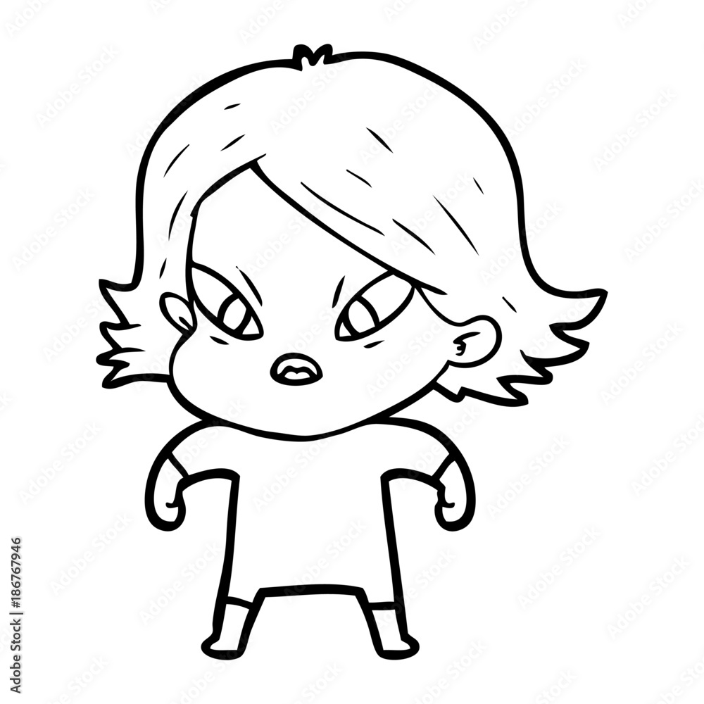 cartoon stressed woman cartoon stressed woman